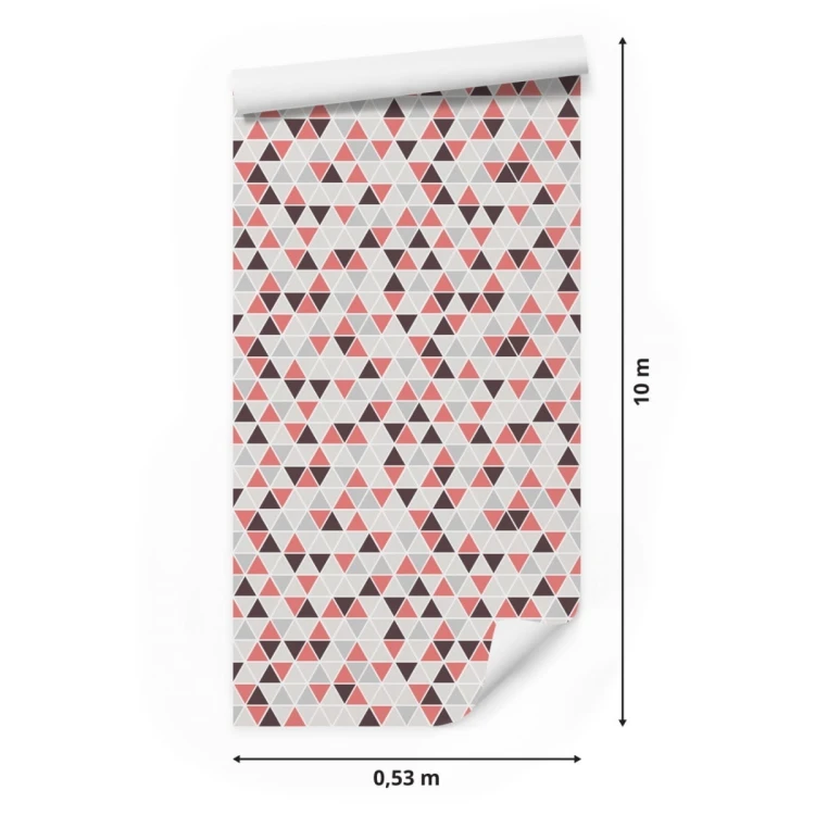 Tapeta Geometryczna - Kolorowe Trójkąty
