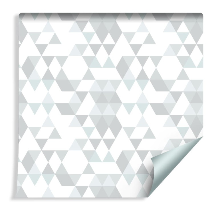 Tapeta Geometryczna - Kolorowe Trójkąty
