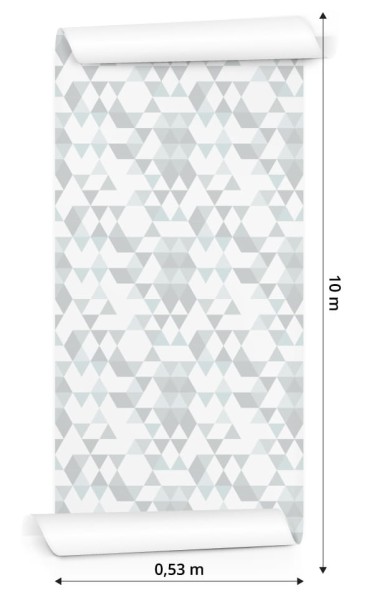 Tapeta Geometryczna - Kolorowe Trójkąty