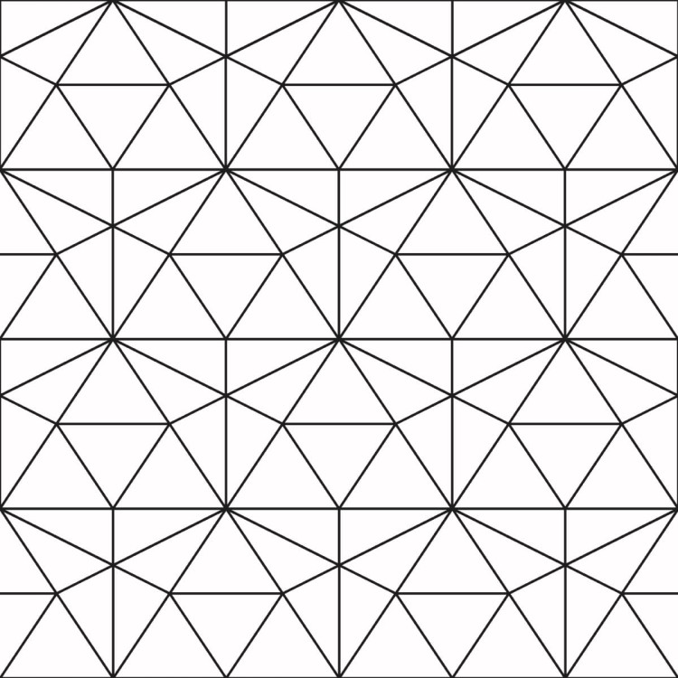 Tapeta Czarno-Biały Wzór Geometryczny
