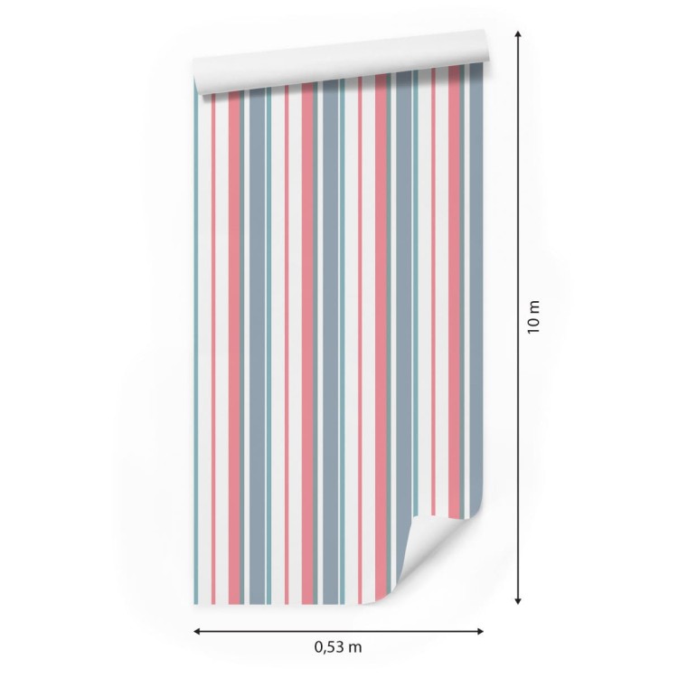Tapeta Kolorowe, Pionowe Pasy Do Salonu, Sypialni