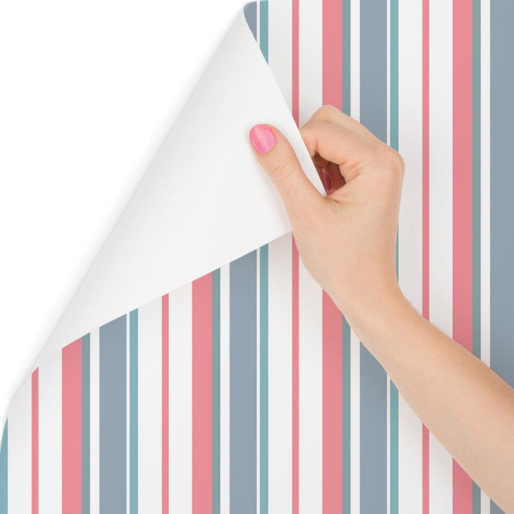 Tapeta Kolorowe, Pionowe Pasy Do Salonu, Sypialni