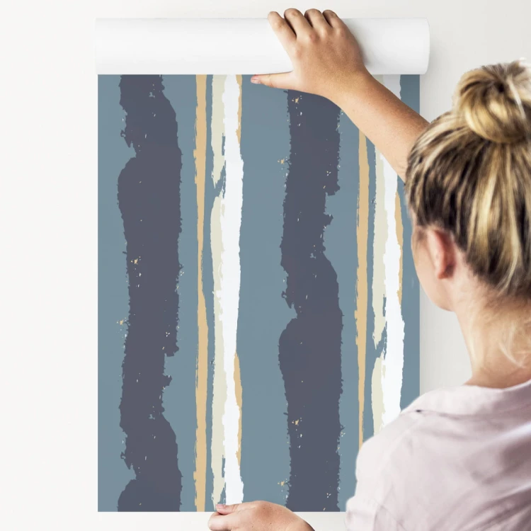 Tapeta Paski - Pociągnięcia Pędzla