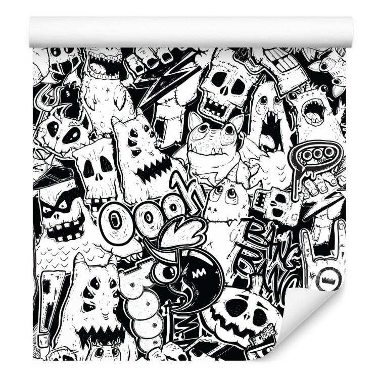 Tapeta Czarno-Białe Potwory