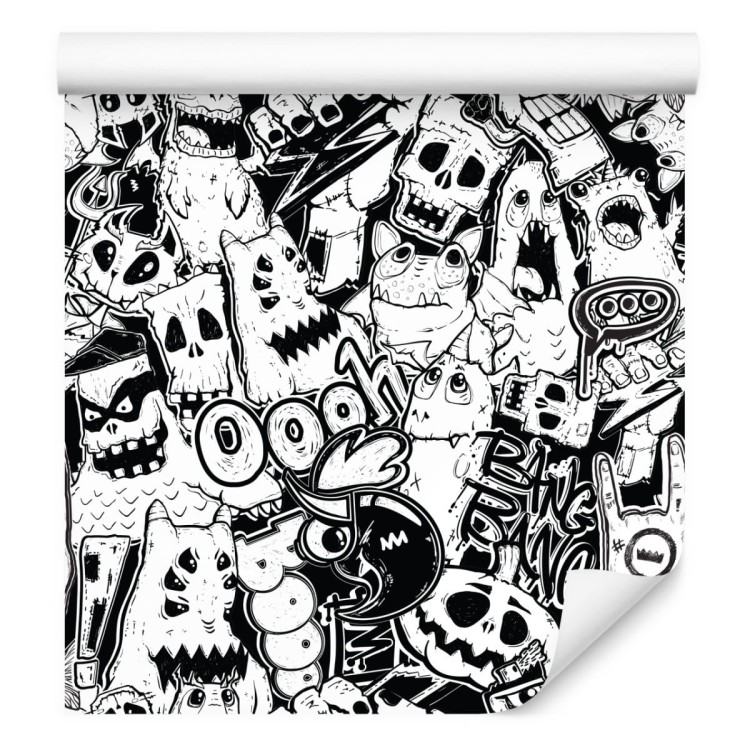 Tapeta Czarno-Białe Potwory