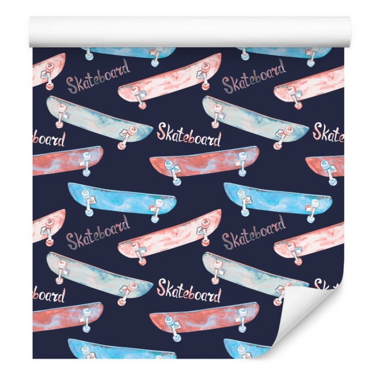 Tapeta Kolorowe Deskorolki