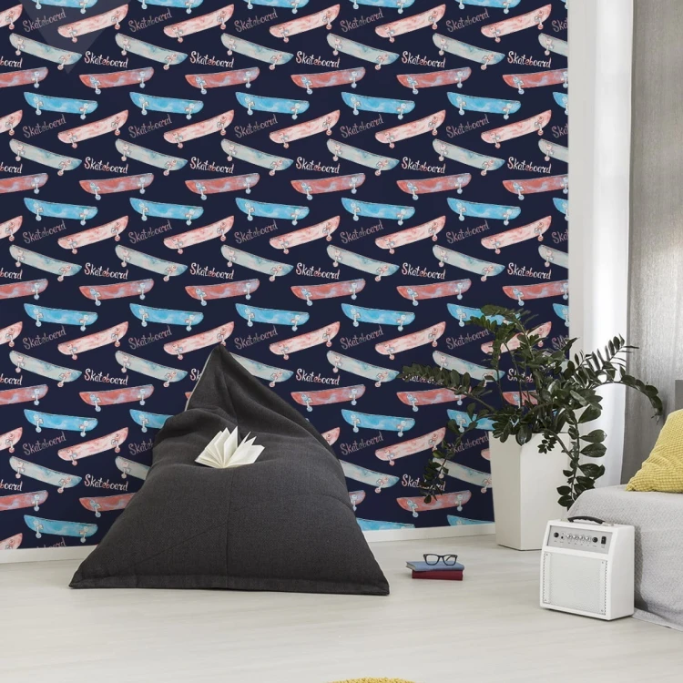 Tapeta Kolorowe Deskorolki