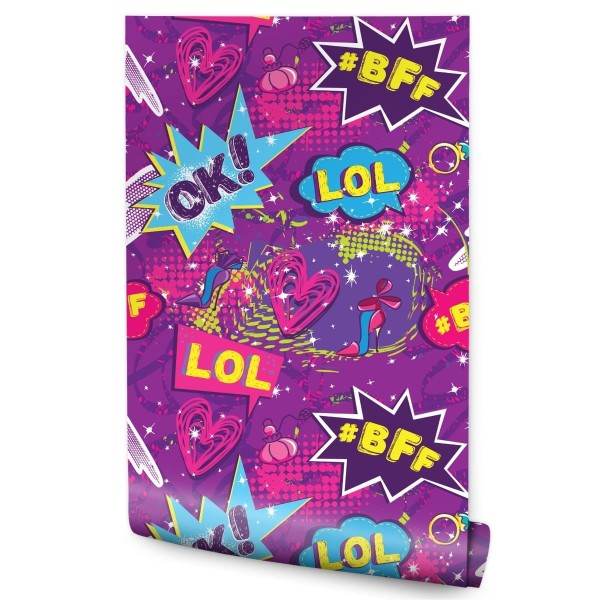 Tapeta Dziewczęcy Kolaż