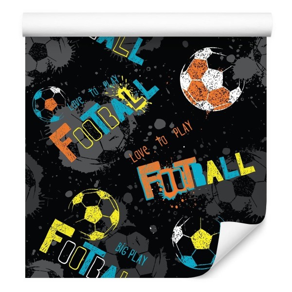 Tapeta Kolorowa Piłka Nożna