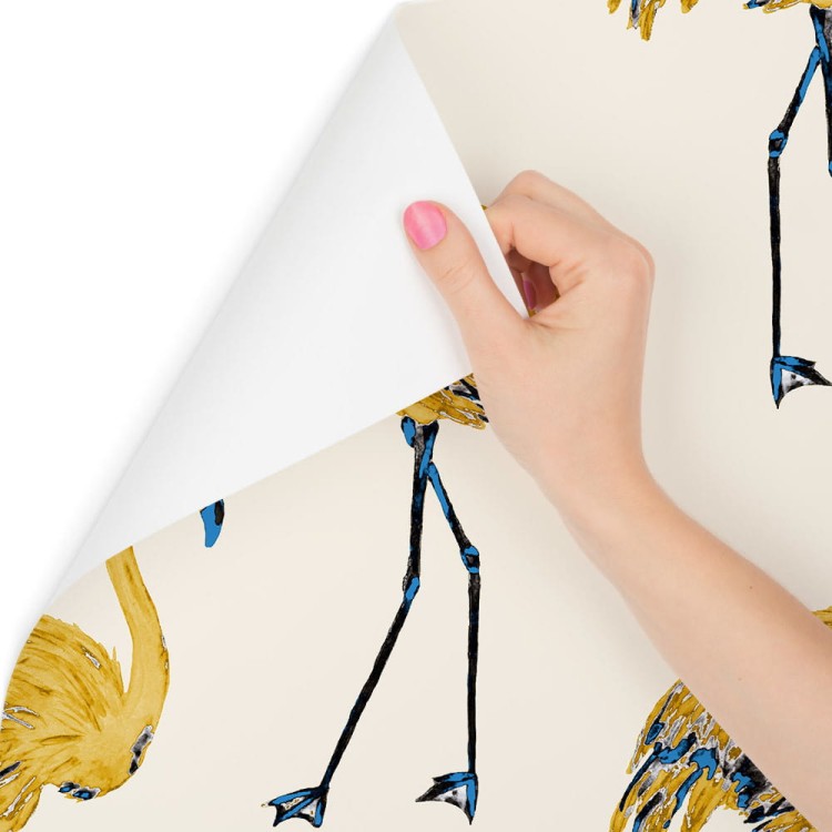 Tapeta – Flamingi Jak Malowane