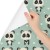 Tapeta Pandy Z Liśćmi