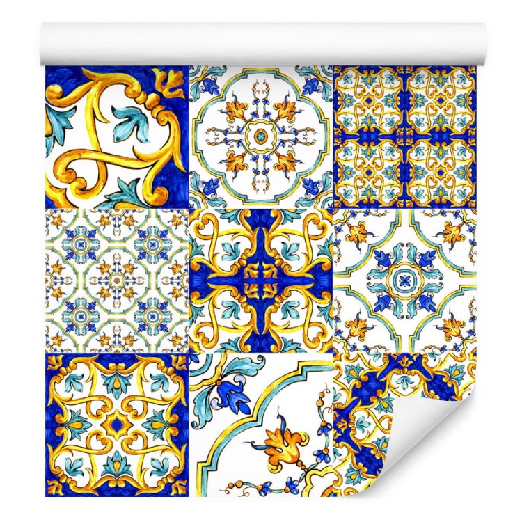 Tapeta Do Kuchni, Orientalna, Kolorowa Mozaika