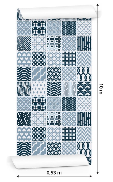 Tapeta Modernistyczna Mozaika Geometryczna