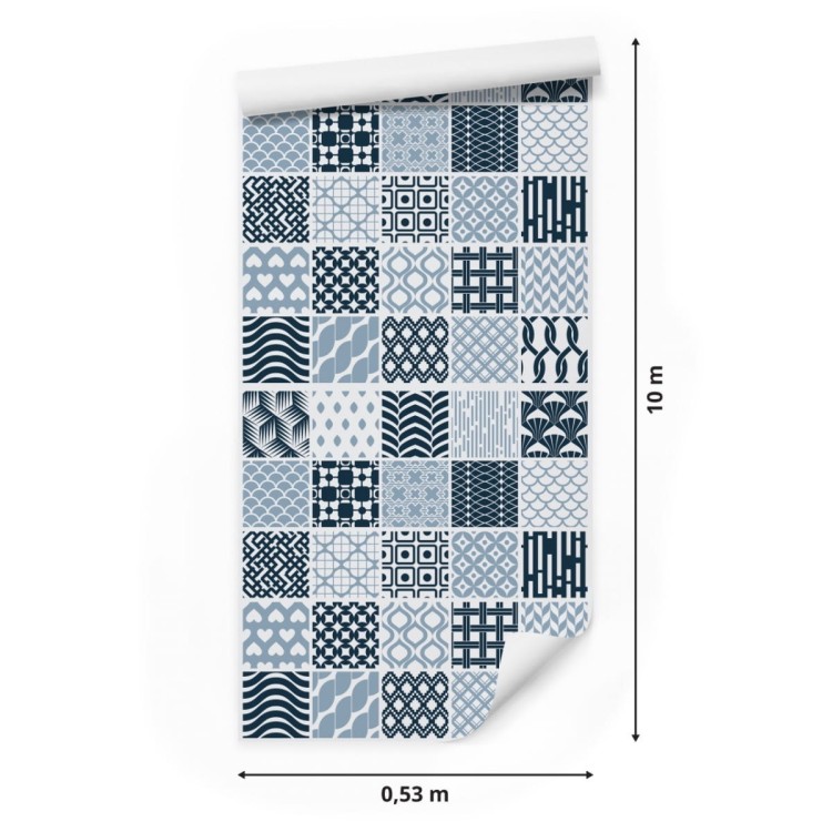 Tapeta Modernistyczna Mozaika Geometryczna