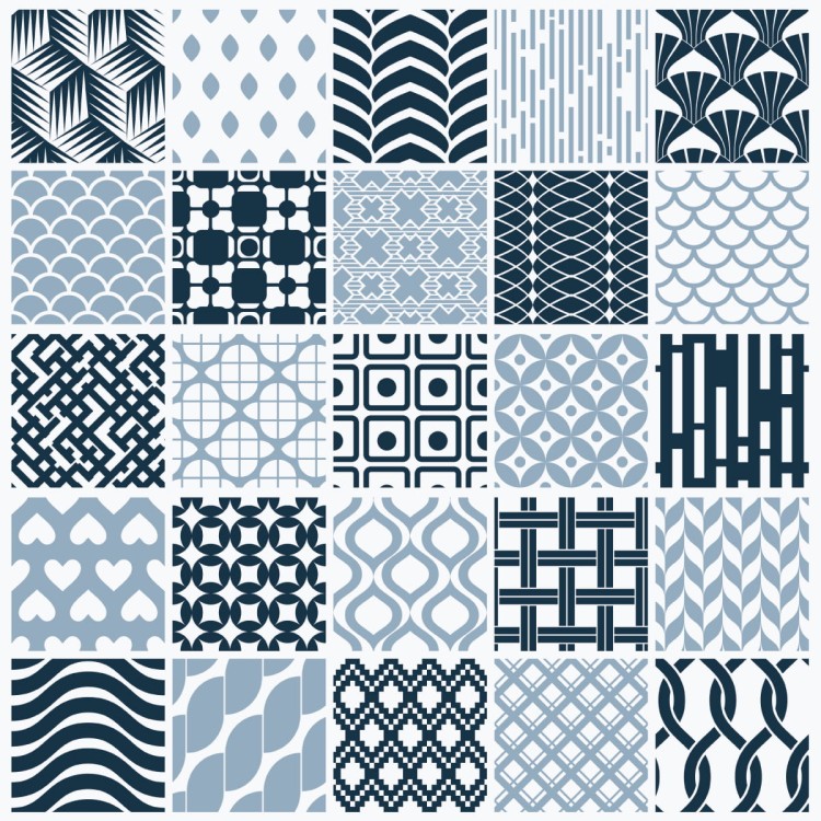 Tapeta Modernistyczna Mozaika Geometryczna