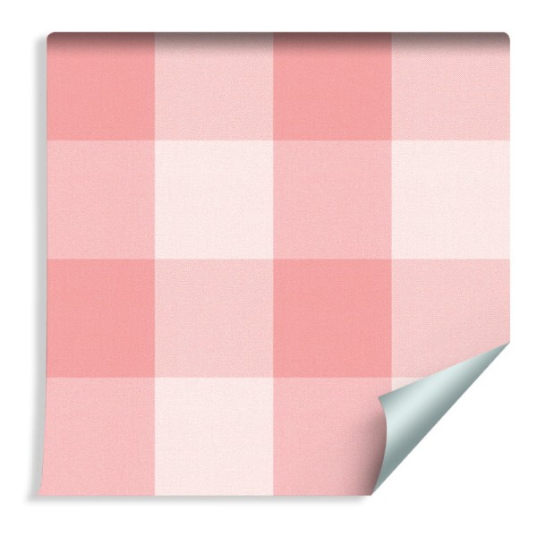 Tapeta Minimalistyczna Krata W Pastelowych Barwach