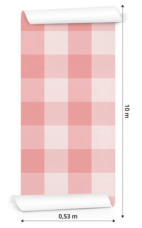 Tapeta Minimalistyczna Krata W Pastelowych Barwach