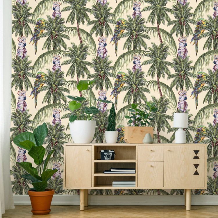 Tapeta – Kolorowe Papugi