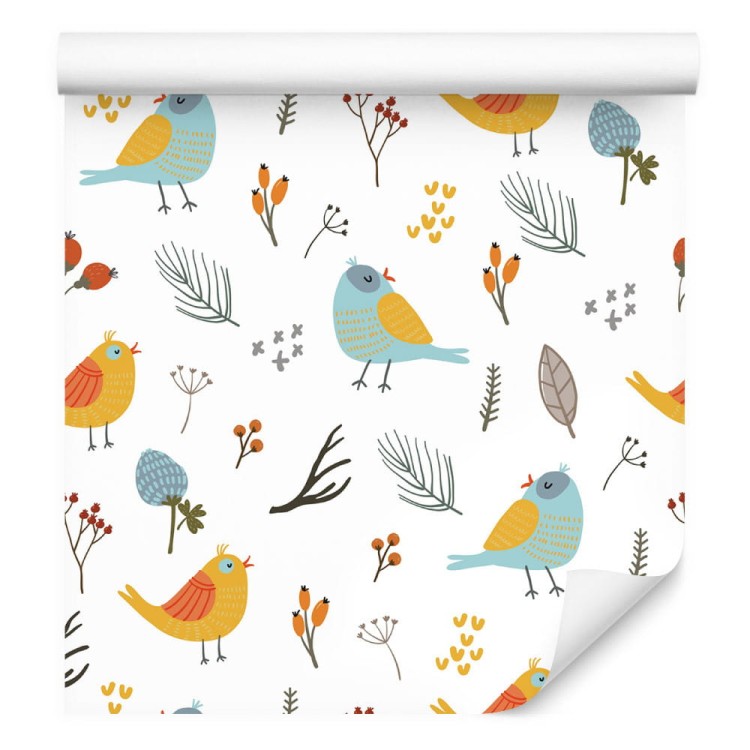 Tapeta – Kolorowe Ptaki