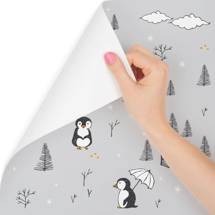 Tapeta Dla Dzieci – Radosne Pingwiny