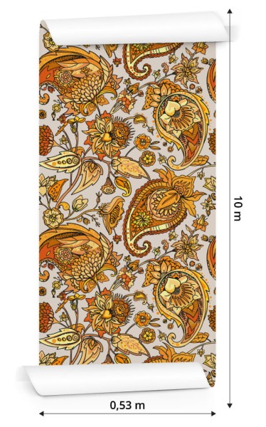 Tapeta Piękny Wzór Paisley