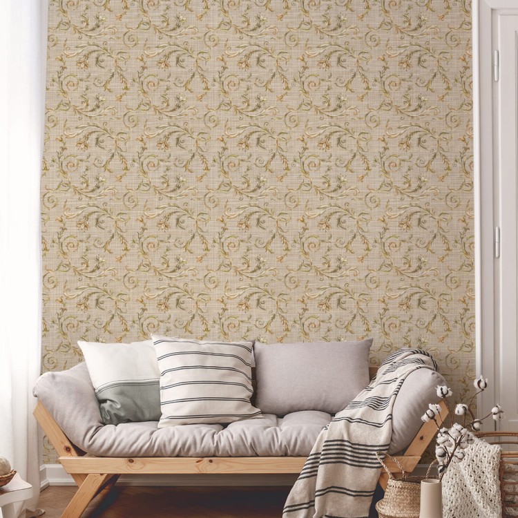 Tapeta Roślinne Ornamenty
