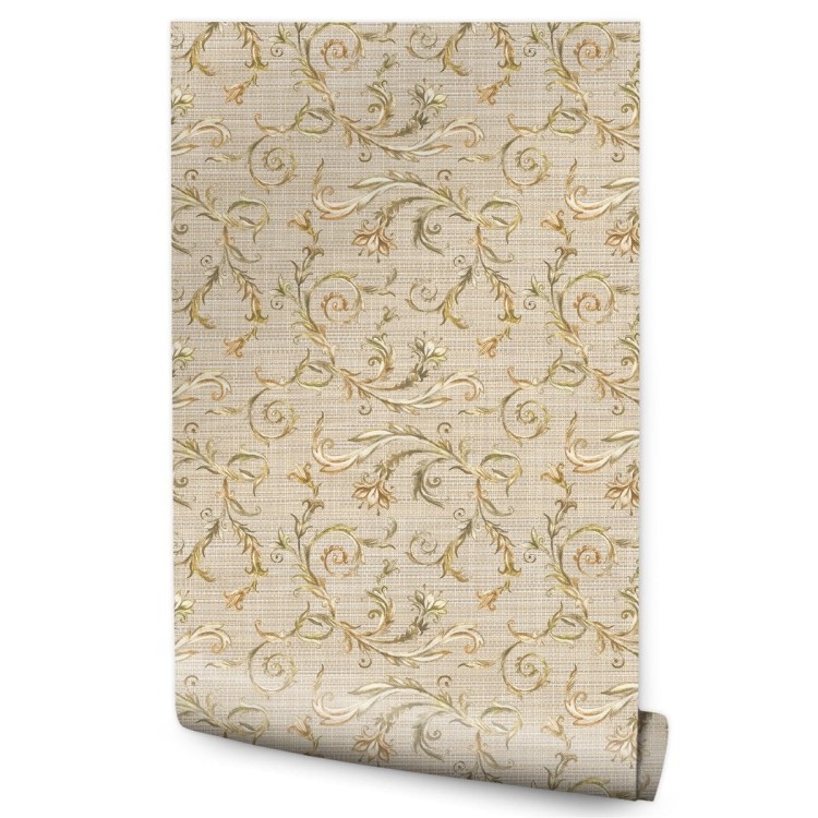 Tapeta Roślinne Ornamenty