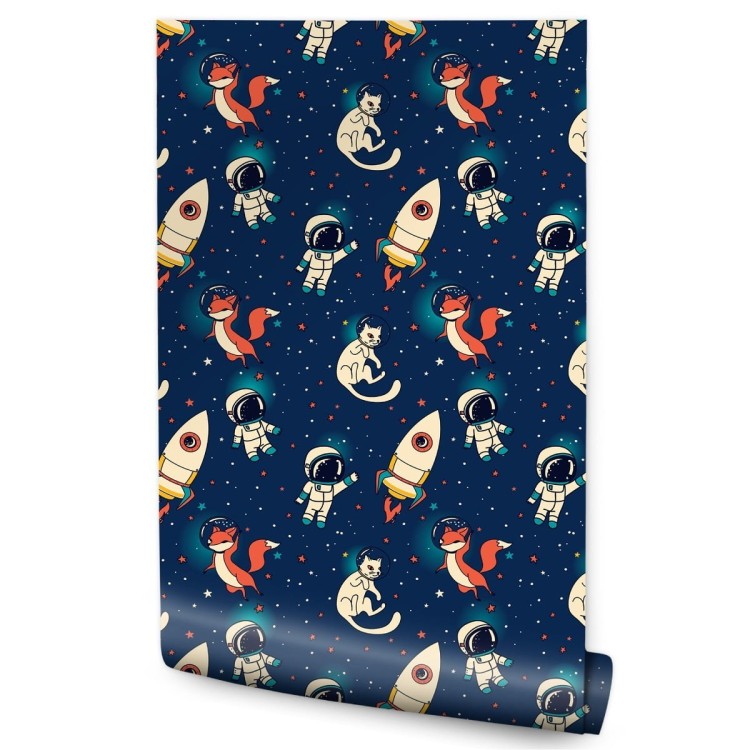 Tapeta Kosmiczne Lisy I Koty