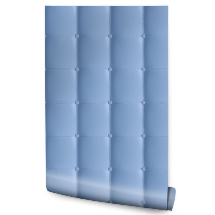 Tapeta Błękitny Pikowany Wzór