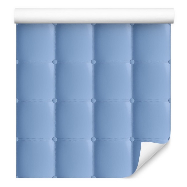 Tapeta Błękitny Pikowany Wzór