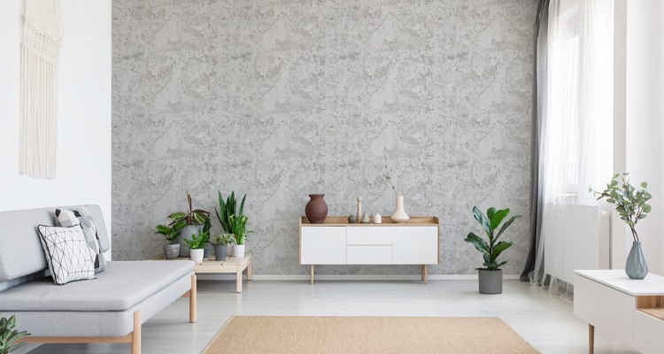 Tapeta Stary Szary Beton