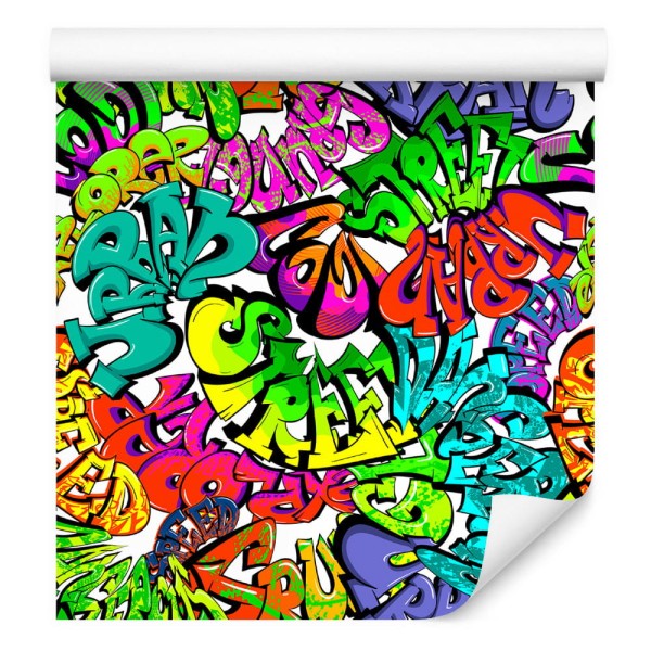 Tapeta Wielobarwne Graffiti