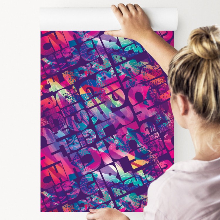 Tapeta Dziewczęce Graffiti