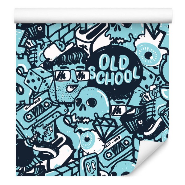 Tapeta Graffiti Z Czaszkami