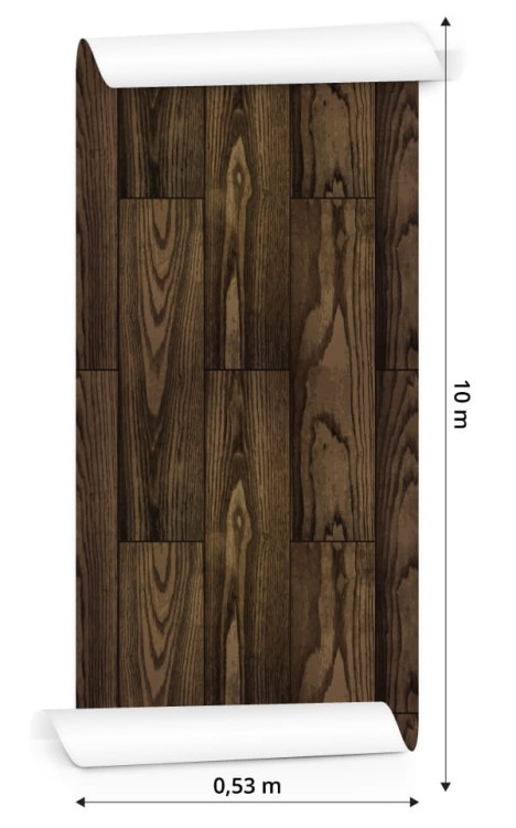 Tapeta Ciemne Pionowe Deski Drewniane