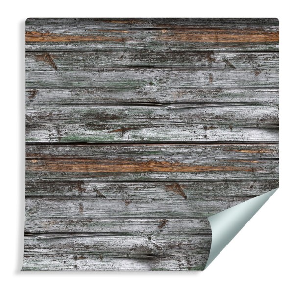 Tapeta Deski Drewniane Odcienie Szarości
