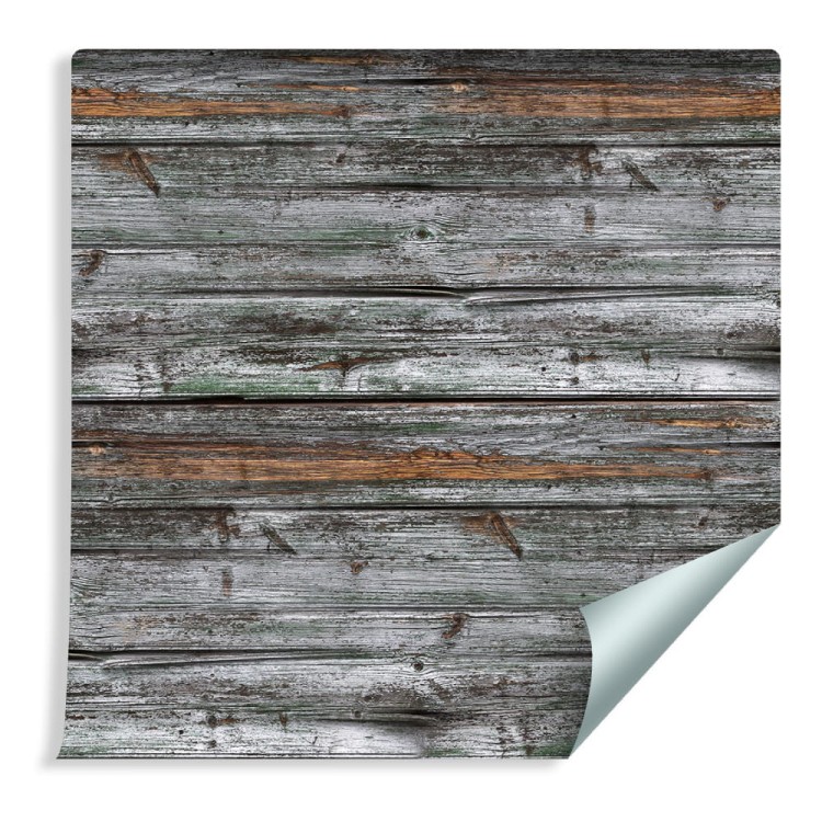 Tapeta Deski Drewniane Odcienie Szarości