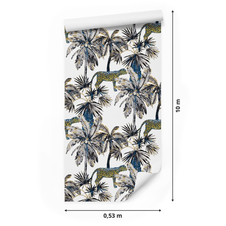 Tapeta – Dzikie Koty I Palmy