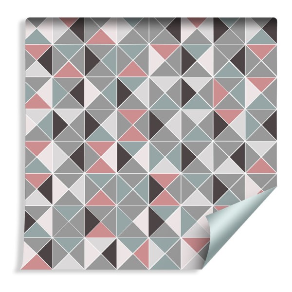 Tapeta Geometryczna - Kolorowe Romby