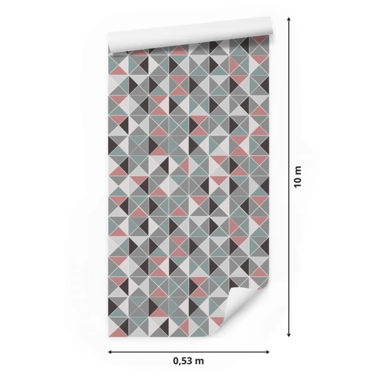 Tapeta Geometryczna - Kolorowe Romby