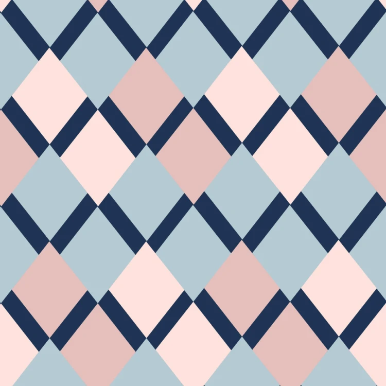 Tapeta Geometryczna - Kolorowe Romby