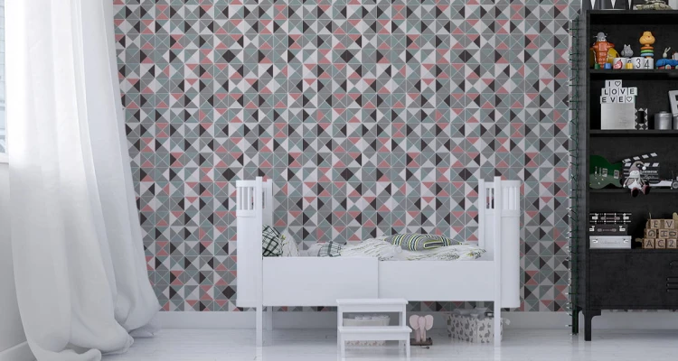 Tapeta Geometryczna - Kolorowe Romby