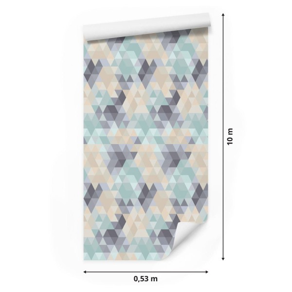 Tapeta Geometryczna - Kolorowe