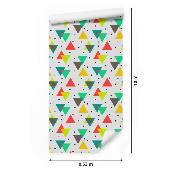 Tapeta Geometryczna - Kolorowe
