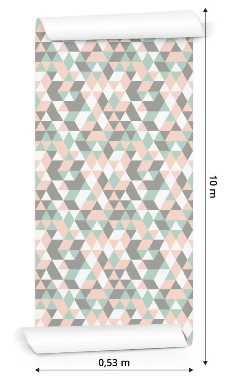 Tapeta Geometryczna - Kolorowe