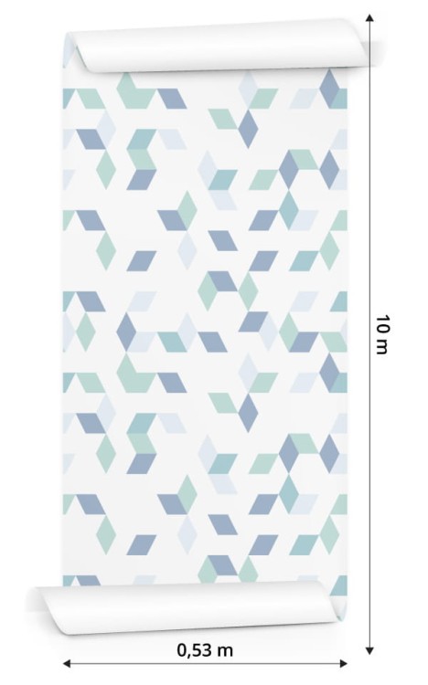 Tapeta Kolorowy Wzór Geometryczny