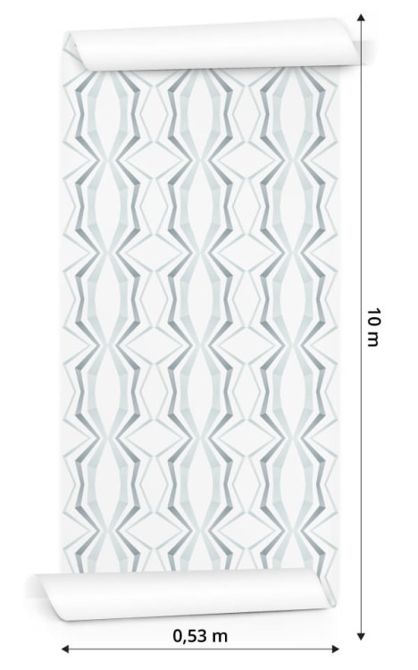 Tapeta Nowoczesne Geometryczne Wzory - Efekt 3D