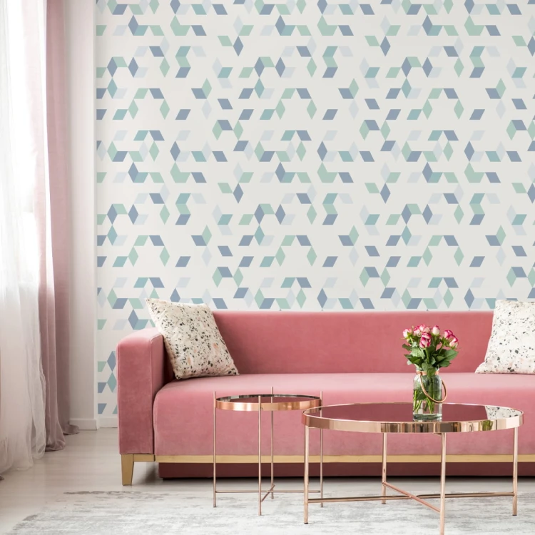 Tapeta Kolorowy Wzór Geometryczny