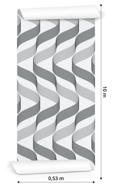 Tapeta Geometryczna - Nowoczesne Fale