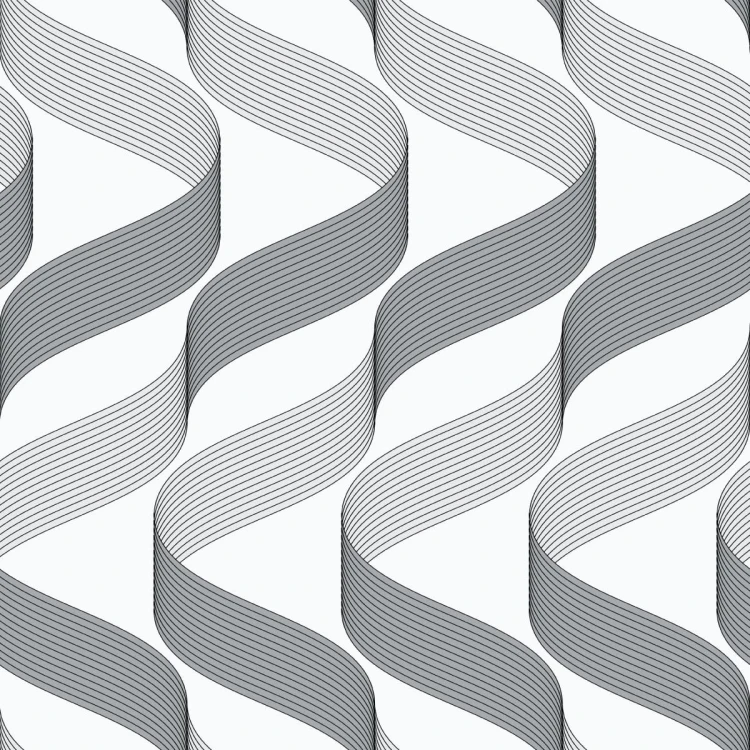 Tapeta Geometryczna - Nowoczesne Fale